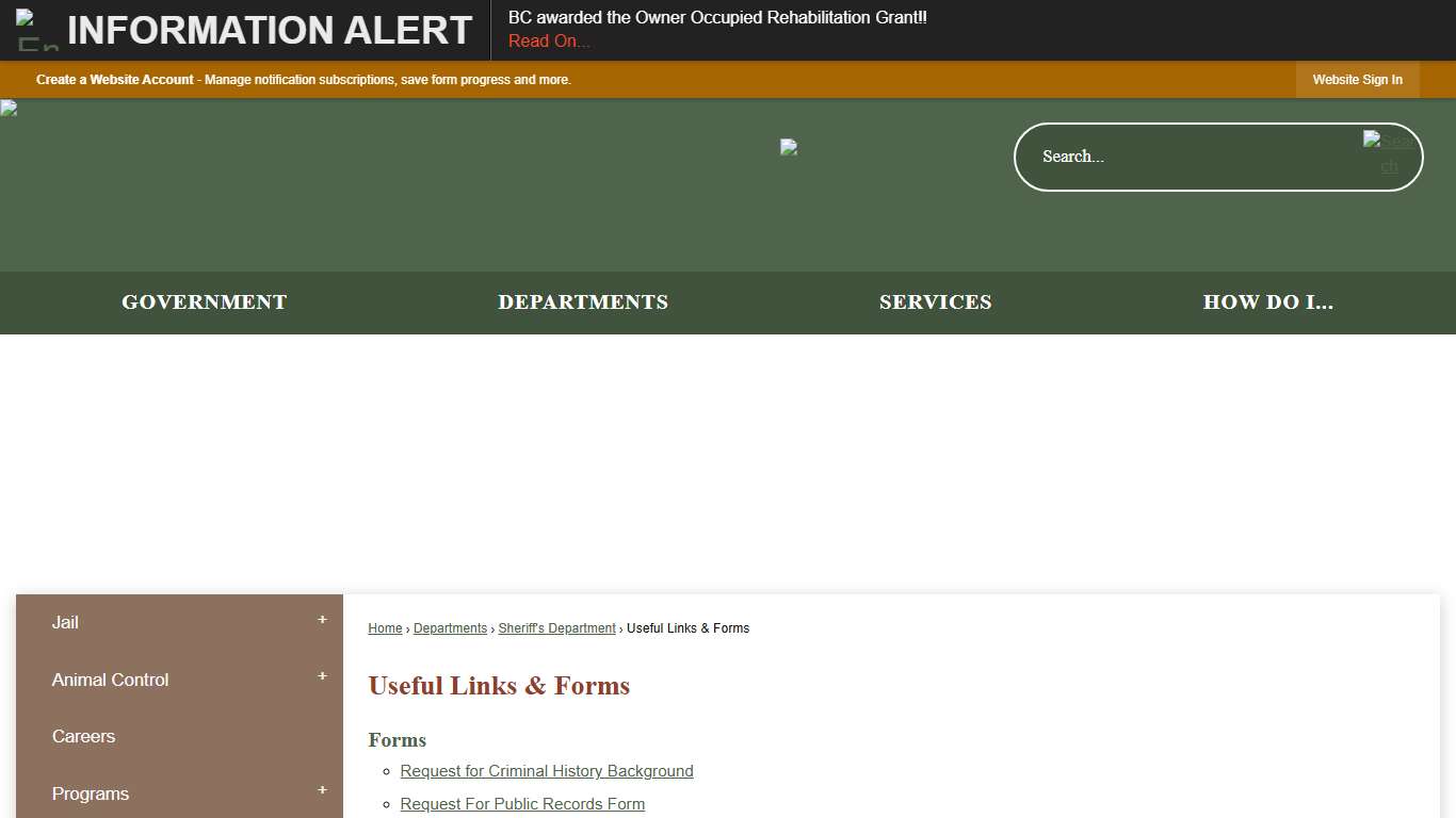 Useful Links & Forms | Brown County, IN