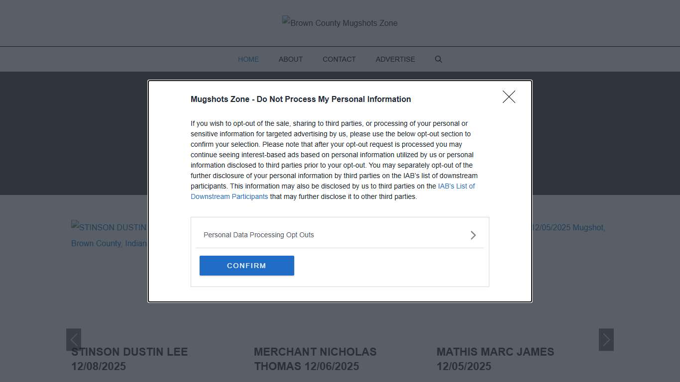 Brown County Mugshots Zone